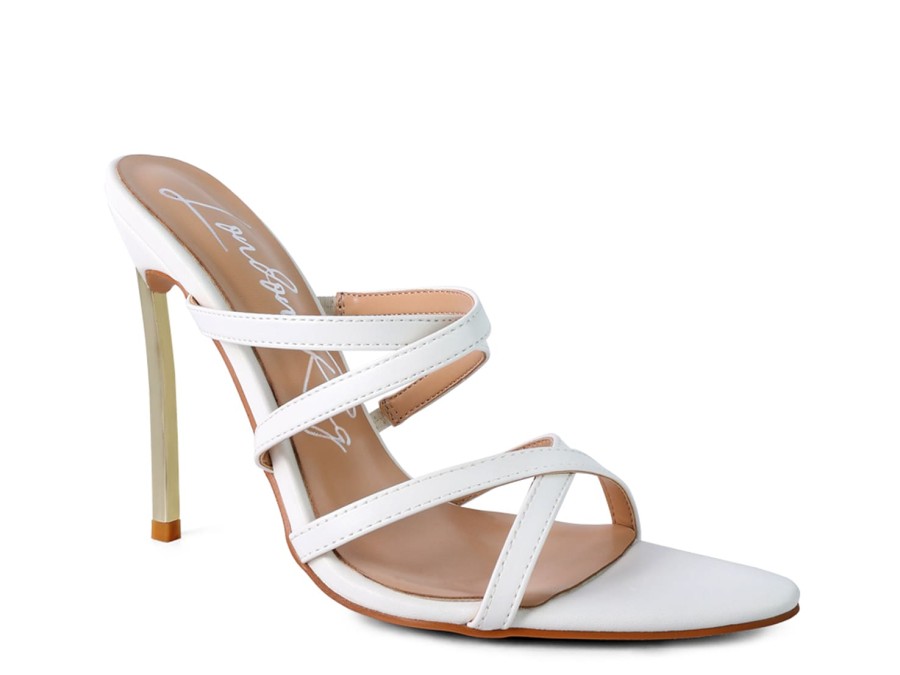 Hot London Rag Nightclub Sandal White