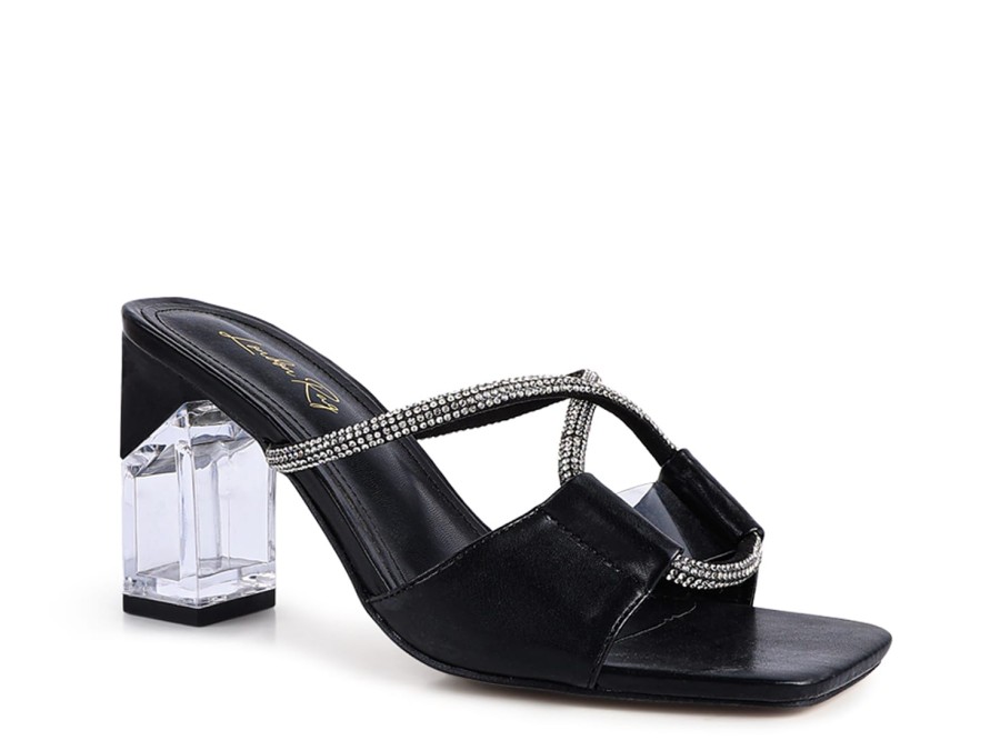 Hot London Rag Fineapple Sandal Black