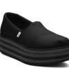 New TOMS Alp Midform Platform Slip-On Black