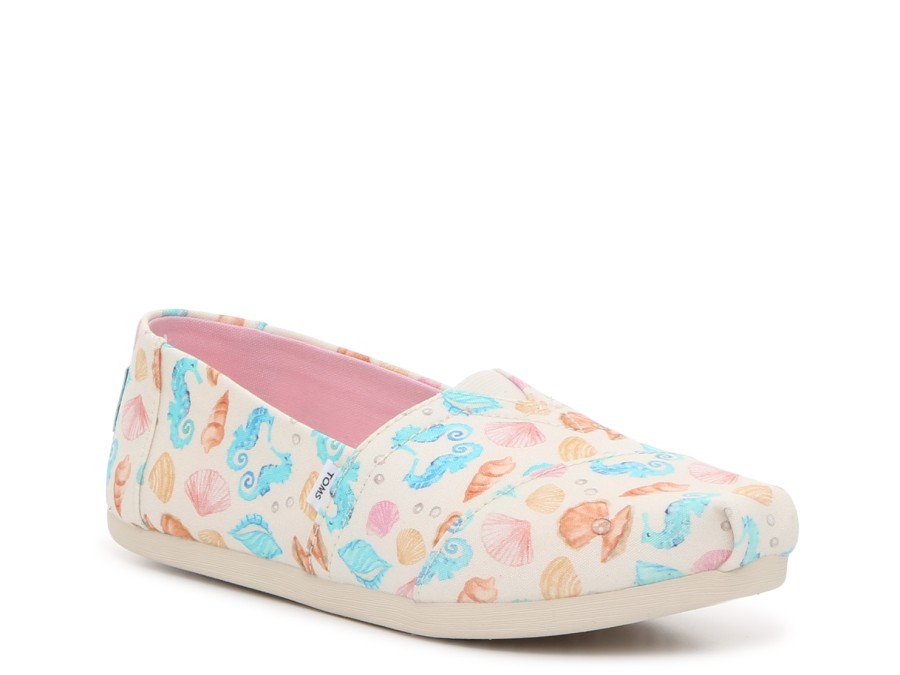 Online TOMS Cloudbound Alpargata Slip-On - Women'S Off White Abstract Print