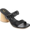 Wholesale Journee Collection Fayth Sandal Black