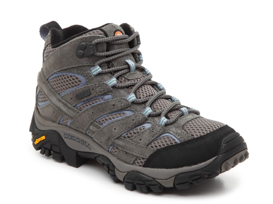 Online Merrell Moab 2 Vent Waterproof Hiking Boot - Women'S Grey/Light Blue