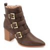 Online Journee Collection Winsley Bootie Dark Brown