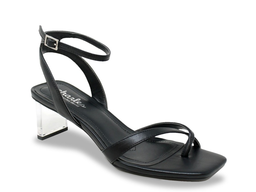 Online Charles by Charles David Fancy Sandal Black