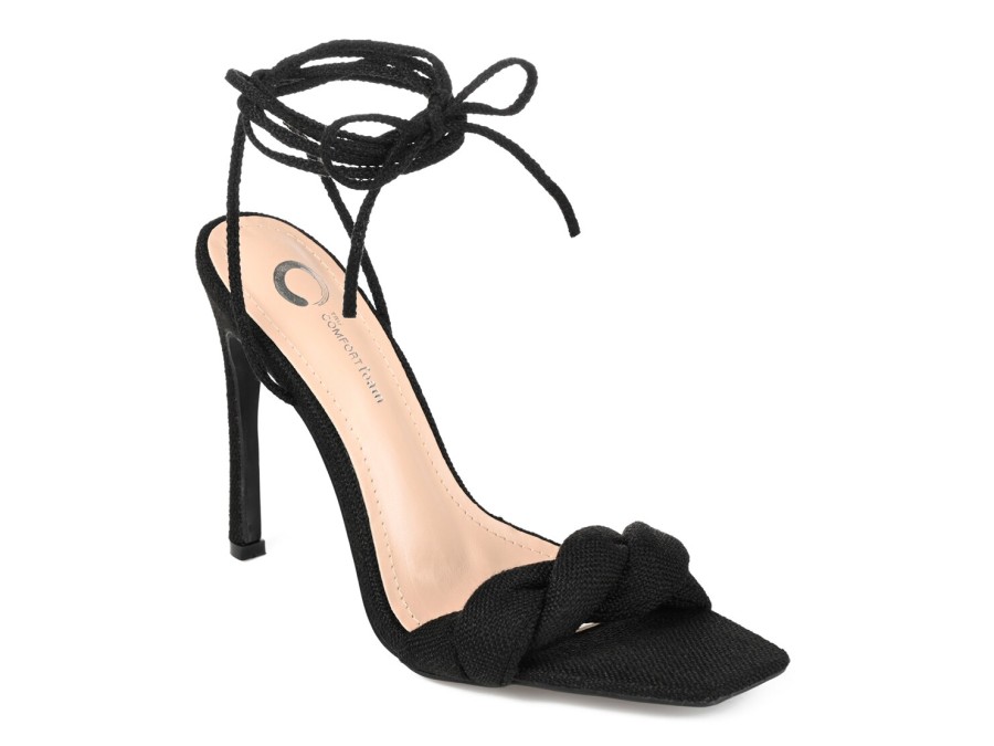 Best Journee Collection Edelie Sandal Black