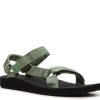 Clearance Teva Original Universal Sandal Sage Green/White Stripe