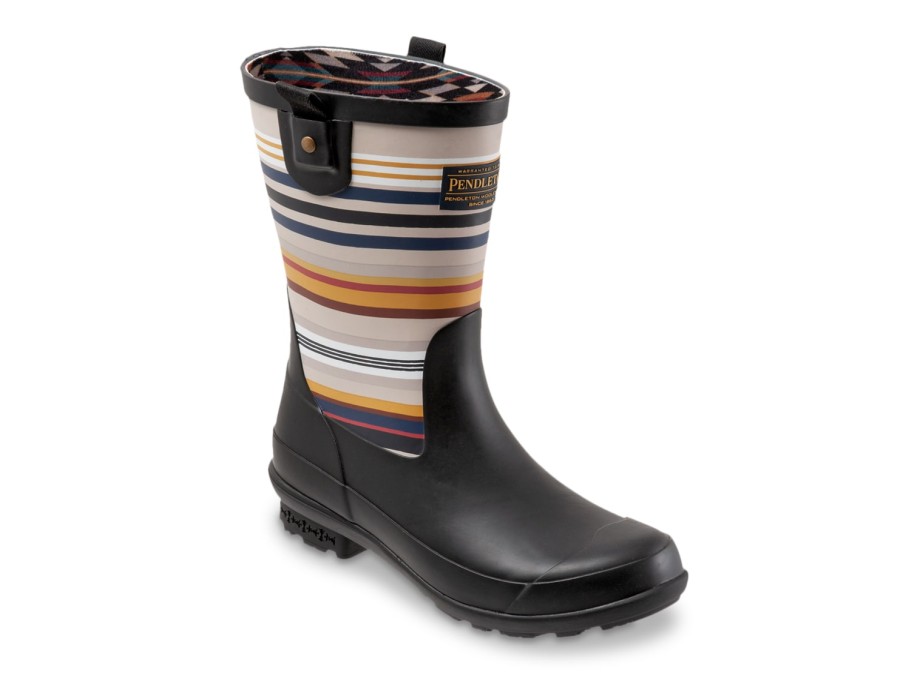 Wholesale Pendleton Mid Rain Boot Black