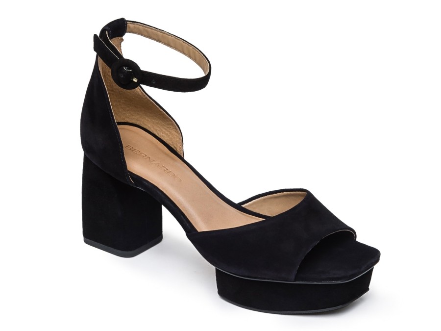 Hot Bernardo Raleigh Platform Sandal Black