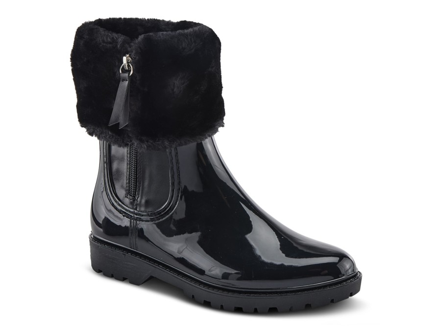 Clearance Spring Step Wellies Rain Boot Black