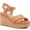 Clearance Crown Vintage Kehra Wedge Sandal Brown