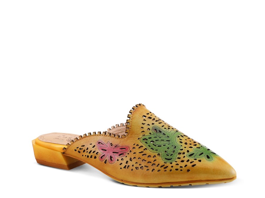 Clearance L'Artiste by Spring Step Galatina Mule Yellow