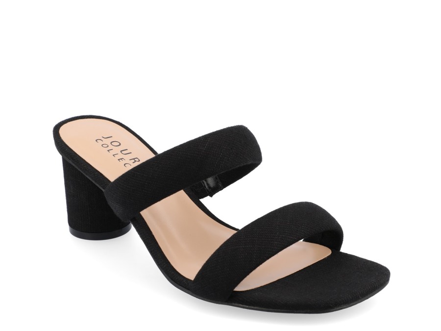 Hot Journee Collection Aniko Sandal Black