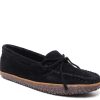 Wholesale Minnetonka Tie Tread Slipper Black