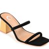 Clearance Journee Collection Henrietta Sandal Black