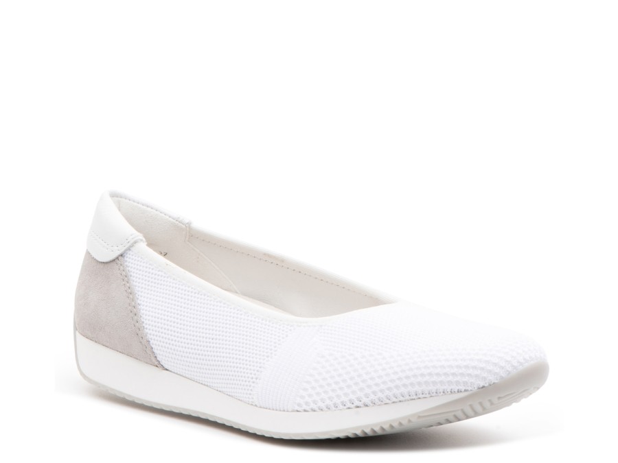 Wholesale Ara Lauren Sport Ballet Flat White/Grey