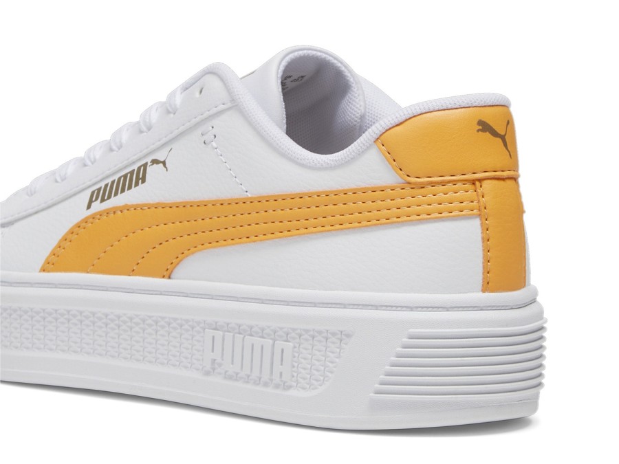 Best Puma Smash V3 Platform Sneaker - Women'S White/Orange