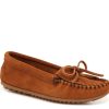 New Minnetonka Kilty Moccasin Cognac