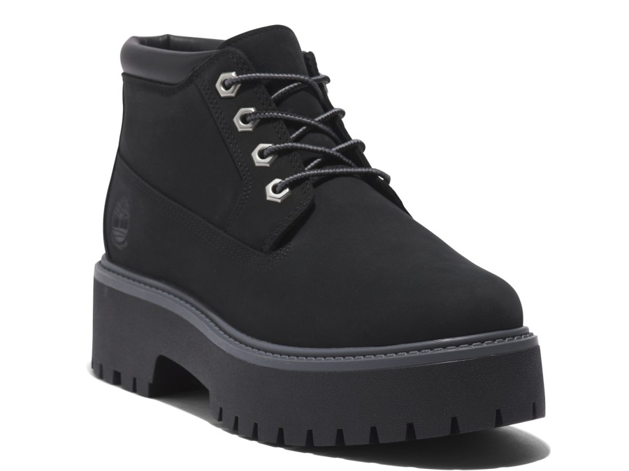 Best Timberland Stone Street Mid Waterproof Bootie - Women'S Jet Black