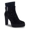 Wholesale Impo Omira Bling Bootie Black/Silver