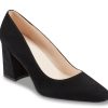 New Marc Fisher Keri Wide Pump Black