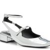 Wholesale Steve Madden Spektor Mary Jane Silver Metallic Synthetic