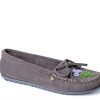 Hot Minnetonka Ziigwan Waabigwan Slipper Grey