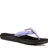 Hot Teva Voya Flip Flop Blue/Purple/Taupe Crisscross