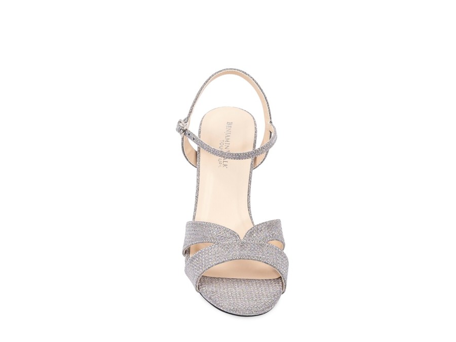 Hot Touch Ups by Benjamin Walk Riley Sandal Silver Metallic