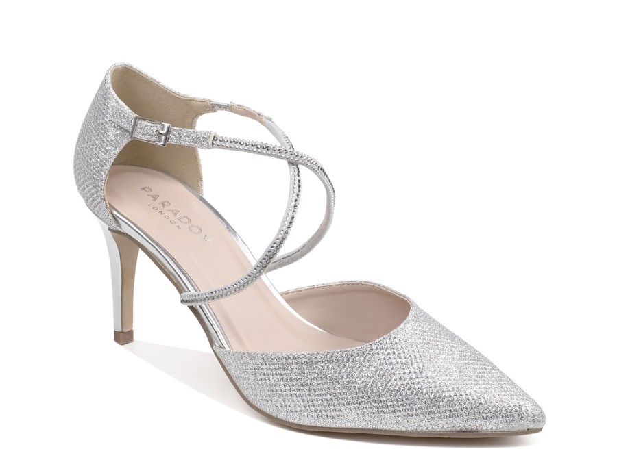 Wholesale Paradox London Kennedy Pump Silver Metallic