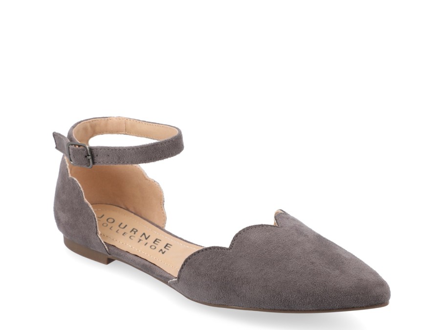 Best Journee Collection Lana Flat Grey