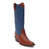 Clearance Coconuts Banks Western Boot Indigo Denim