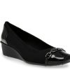 New Anne Klein Wesley Wedge Pump Black