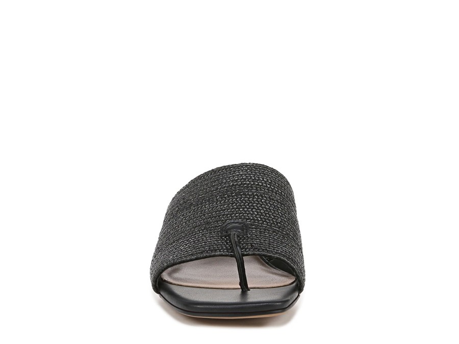 Clearance Franco Sarto Loran Sandal Black Raffia