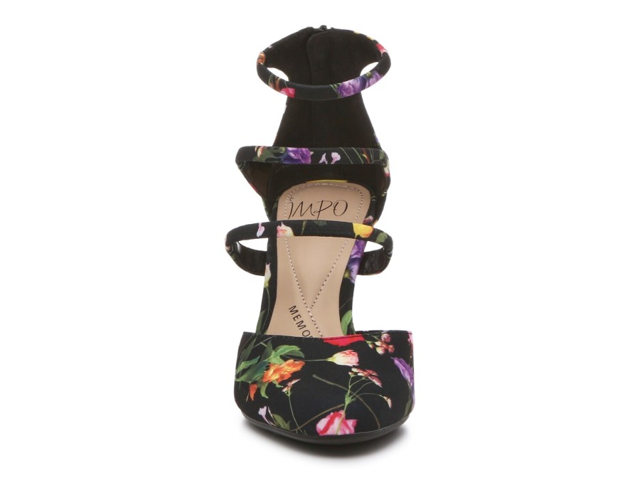 Online Impo Tadesha Pump Black/Multicolor Floral Print