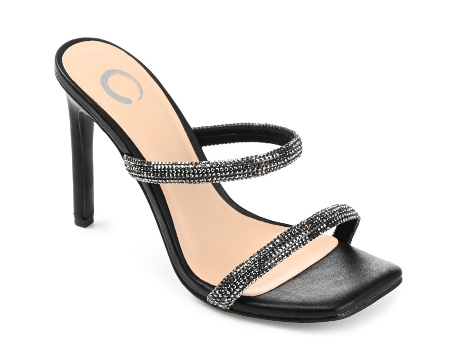 Best Journee Collection Reena Sandal Black