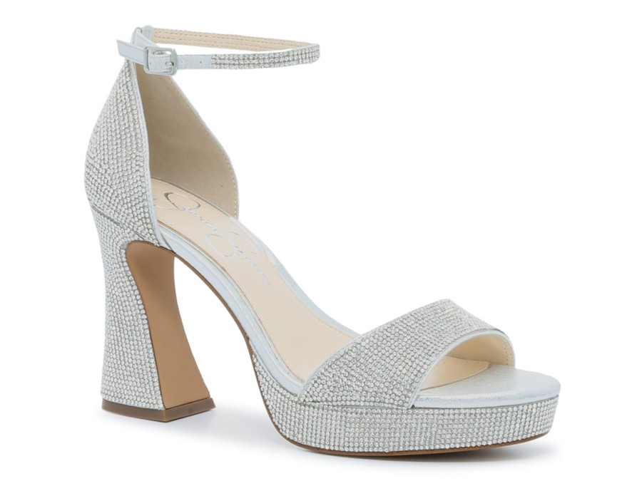 Wholesale Jessica Simpson Fonilda Platform Sandal Silver Metallic