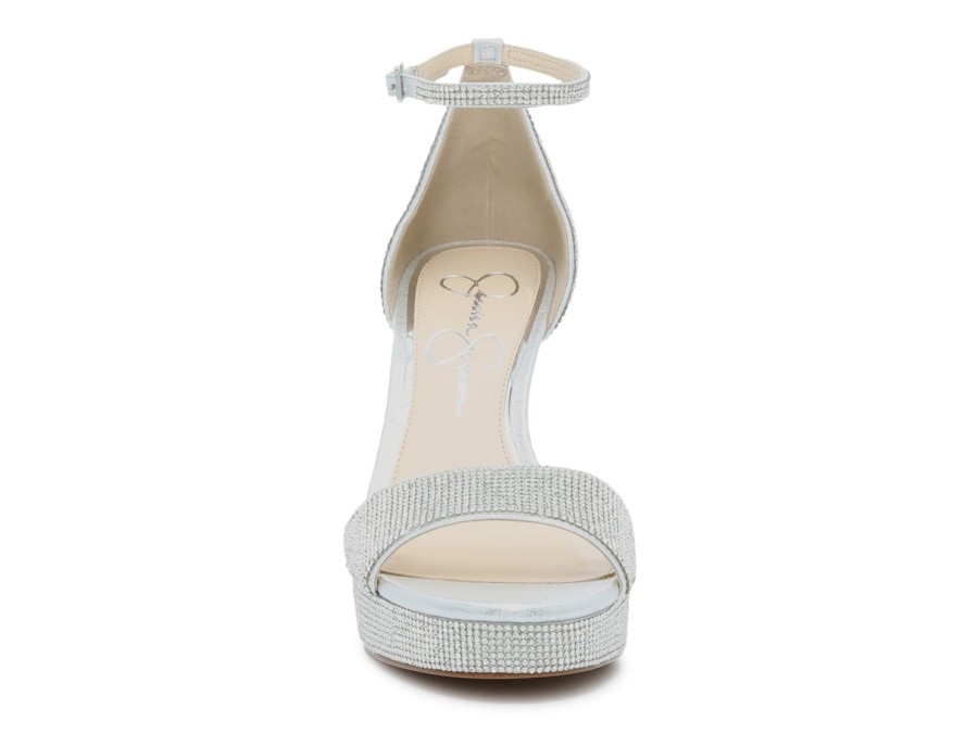 Wholesale Jessica Simpson Fonilda Platform Sandal Silver Metallic