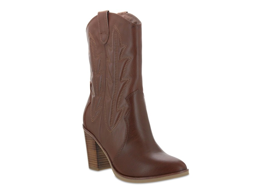 Online Mia Raylyn Western Boot Dark Brown