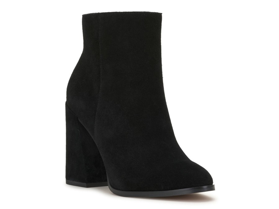 Best Jessica Simpson Burdete Bootie Black Leather