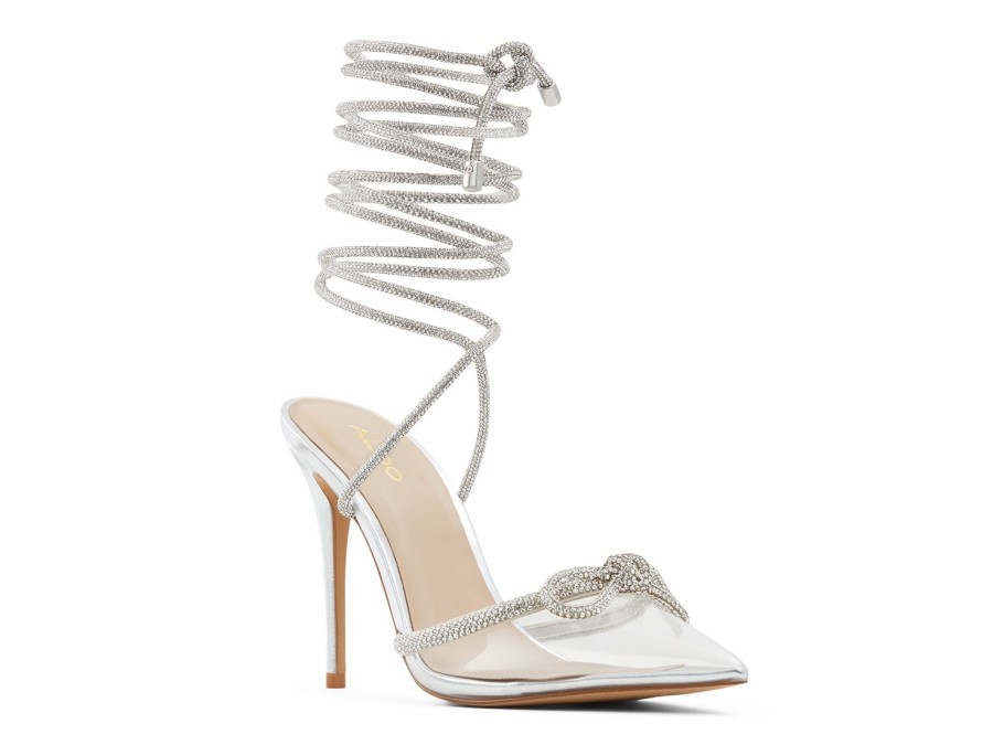 New Aldo Halalia Pump Silver Metallic