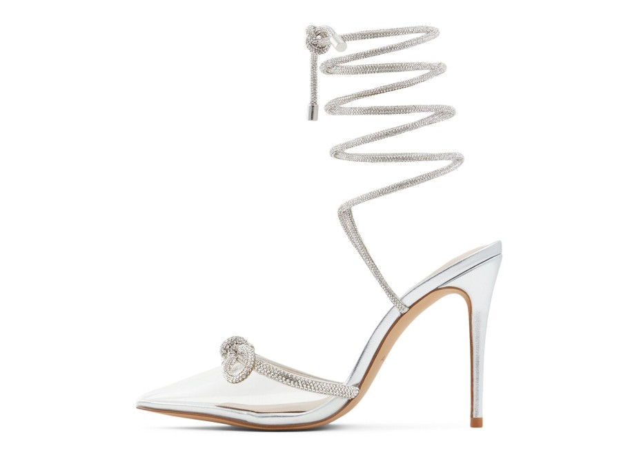 New Aldo Halalia Pump Silver Metallic