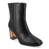 New Journee Collection Clearie Bootie Black