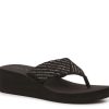 Clearance Kelly & Katie Tacie Wedge Sandal Black