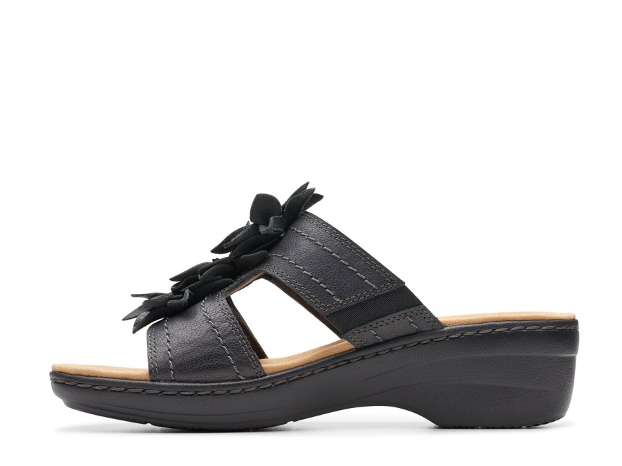 Wholesale Clarks Merliah Raelyn Wedge Sandal Black