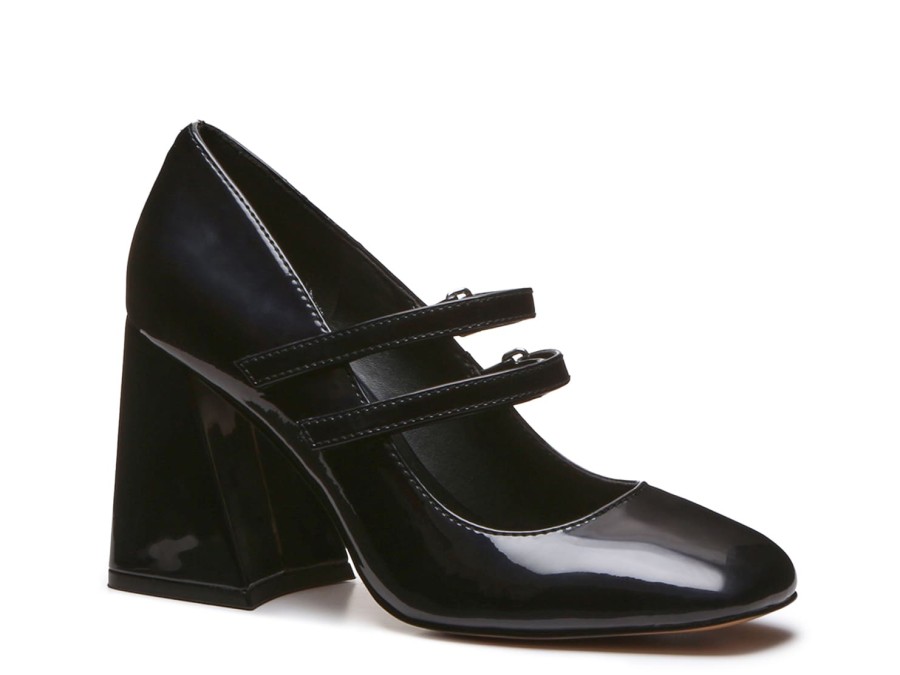 Best Mix No. 6 Aureliaa Mary Jane Pump Black