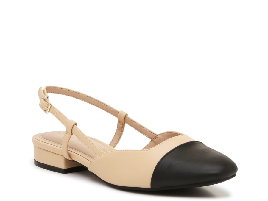 Online Kelly & Katie Jeife Flat Tan/Black