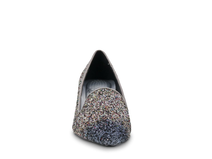 New Bellini Bobcat Pump Pewter Glitter