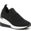 Clearance Mix No. 6 Tanna Wedge Sneaker Black