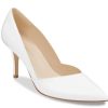 Online Marc Fisher Tuscany Pump White Faux Patent Leather