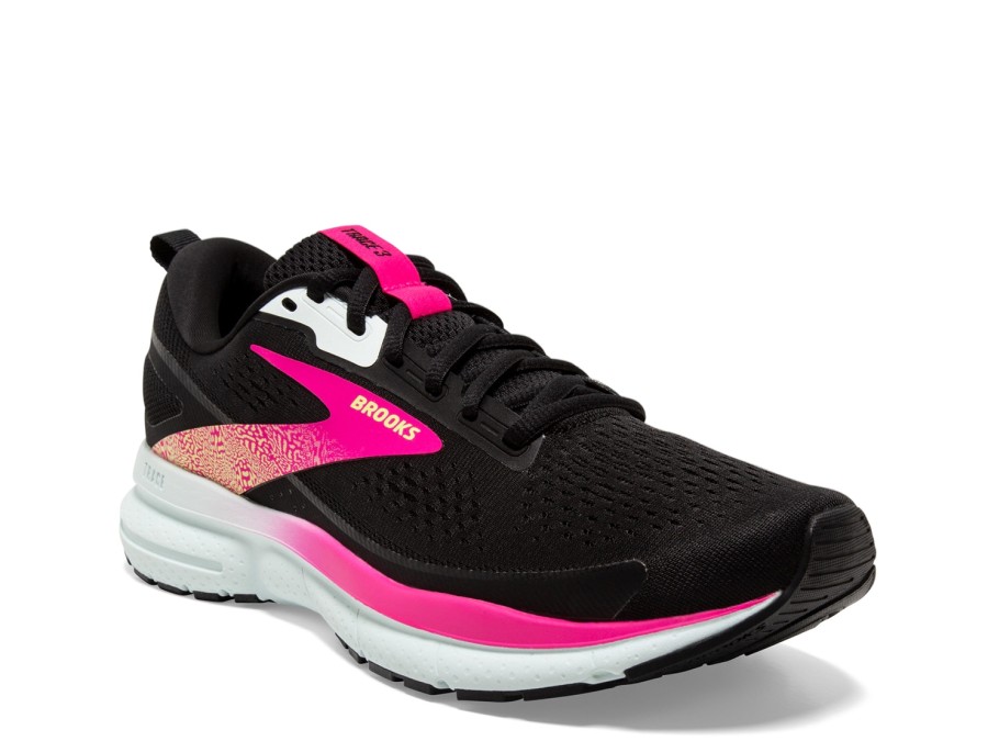 Hot Brooks Trace 3 Running Shoe - Women'S Black/Blue